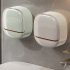Waterproof Soap Dish With Drainage Box Soap Dish Wall Mounted Self Adhesive Clamshell Storage Box No Drilling Installation Soap Dish For Keep Soap Bars Dry crea