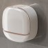 Waterproof Soap Dish With Drainage Box Soap Dish Wall Mounted Self Adhesive Clamshell Storage Box No Drilling Installation Soap Dish For Keep Soap Bars Dry cera
