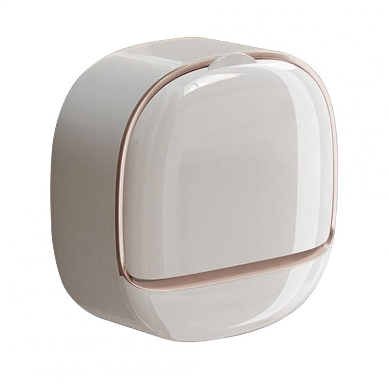 Waterproof Soap Dish With Drainage Box Soap Dish Wall Mounted Self-Adhesive Clamshell Storage Box No-Drilling Installation Soap Dish