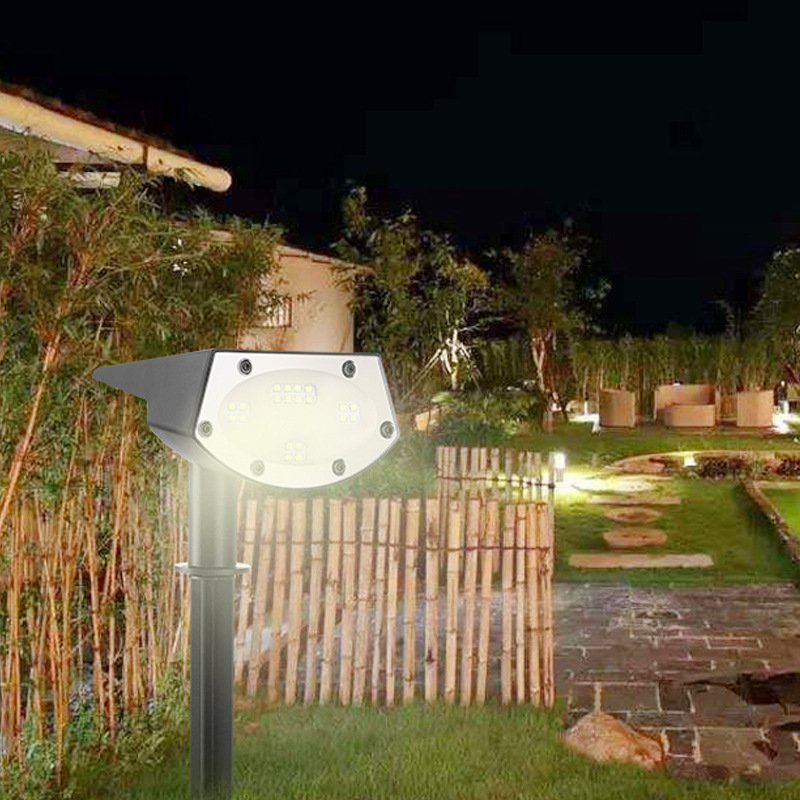 Waterproof Solar Lawn Light Outdoor Garden Landscape Control Induction 20LED white light