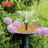 Waterproof Solar Standing Water Fountain for Aquarium Fountains Pond Pool Spout Patio Garden