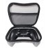 Waterproof Storage Bag Carrying Case for PS5 Gamepad Housing Shell Shockproof Protective Cover black
