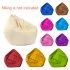 Waterproof Stuffed Animal Storage Toy Bean Bag Solid Color Oxford Chair Cover Large Beanbag filling is not included  V3K0