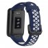 Waterproof Watch Strap Soft Silicone Replacement Wristband Compatible For Mi Band 7 Pro Bracelet Accessories midnight blue and white