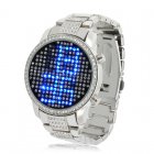 Blue Crystal LED Watch - Sapphire Blue Crystal LED Watch - Sapphire