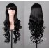 Wavy Hair Cosplay Long Wigs for Women Ladies Heat Resistant Synthetic Wig Roll gold