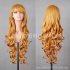 Wavy Hair Cosplay Long Wigs for Women Ladies Heat Resistant Synthetic Wig brown