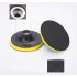 Wax Polishing Buffing Pad Backing Plate Hooking Looping Grinding Machine Flocking Sandpaper Self adhesive Wool Ball