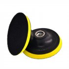 Wax Polishing Buffing Pad Backing Plate Hooking Looping Grinding Machine Flocking Sandpaper Self adhesive Wool Ball