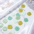 Wax Seal Stickers DIY Metallic Lignt Gold Self Adhesive Stickers Wedding Invitation Envelope Seal Stickers 20 Pcs white color