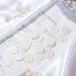 Wax Seal Stickers DIY Metallic Lignt Gold Self Adhesive Stickers Wedding Invitation Envelope Seal Stickers 20 Pcs white color