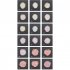 Wax Seal Stickers DIY Metallic Lignt Gold Self Adhesive Stickers Wedding Invitation Envelope Seal Stickers 20 Pcs Pink and purple