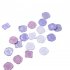 Wax Seal Stickers DIY Metallic Lignt Gold Self Adhesive Stickers Wedding Invitation Envelope Seal Stickers 20 Pcs Pink and purple