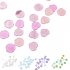 Wax Seal Stickers DIY Metallic Lignt Gold Self Adhesive Stickers Wedding Invitation Envelope Seal Stickers 20 Pcs Pink and purple