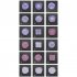 Wax Seal Stickers DIY Metallic Lignt Gold Self Adhesive Stickers Wedding Invitation Envelope Seal Stickers 20 Pcs Pink and purple