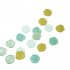 Wax Seal Stickers DIY Metallic Lignt Gold Self Adhesive Stickers Wedding Invitation Envelope Seal Stickers 20 Pcs blue green