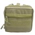 Wear resistant Nylon Medical First Aid Pouch Medic Outdoor Tool Hand Bag  Mud color One size