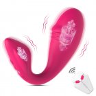 Wearable Dildo G-spot Vibrator for Women U Shape Wireless RC Vaginal Stimulator