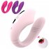 Wearable Dildo Vibrator Rechargeable U Shape Vibrating Masturbation Wireless Remote Clitoris Stimulator Skin Color