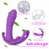 Wearable Massager Wearable Sex Toy For Women  For Ladies Invisible Vibrator Waterproof Powerful Vibration  USB Rechargeable Wireless Remote Control rose Red