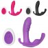 Wearable Massager Wearable Sex Toy For Women  For Ladies Invisible Vibrator Waterproof Powerful Vibration  USB Rechargeable Wireless Remote Control rose Red