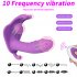 Wearable Massager Wearable Sex Toy For Women  For Ladies Invisible Vibrator Waterproof Powerful Vibration  USB Rechargeable Wireless Remote Control rose Red