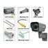 Weatherproof Sony Interline 1 3 inch CCD CCTV security cameras with nigh vision from Chinavasion com  Get that extra image clarity with this mega monster outdoo