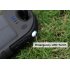 Weatherproof  dustproof and shockproof Solar Powered Charger features a 12000mAh Lithium Battery and Dual USB Output for charging multiple devices