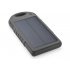 Weatherproof  dustproof and shockproof Solar Powered Charger features a 12000mAh Lithium Battery and Dual USB Output for charging multiple devices