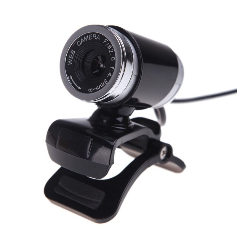 Webams HD Computer Camera with Absorption Microphone for Skype Android TV Web Cam black