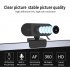 Webcam 1080P HDWeb Camera with Built in HD Microphone 1920 x 1080p Web Cam black