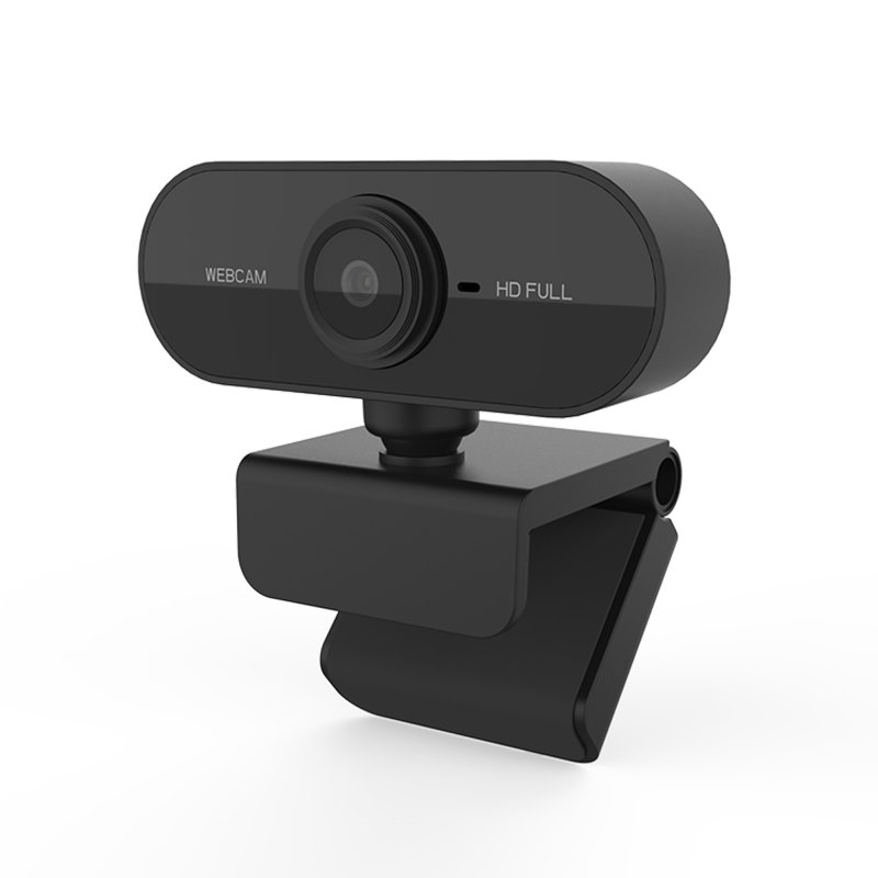Webcam 1080P HDWeb Camera with Built-in HD Microphone 1920 x 1080p Web Cam black