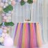 Wedding Party Table Skirt Solid Color Decoration for Hotel Christmas 80cmX91 5 cm colorful B