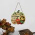 Welcome  Sign Ornaments Wooden Country Style Pumpkin Pattern Door Pendant Decoration Scarecrow