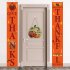 Welcome  Sign Ornaments Wooden Country Style Pumpkin Pattern Door Pendant Decoration Pumpkin