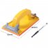 Wet and Dry Hand Grip Sandpaper Holder Grinding Polished Tools for Polishing Walls Sanding Woodworking yellow