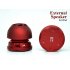 When it comes to cool gadgets for iPad  this External Speaker set for the Apple iPad cannot be beaten  These mini sized crimson red hamburger style speakers are