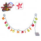 When powered the sign lights up its LED s spelling Merry Christmas  A simple way to put some holiday light into your piece of the world 