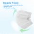 White Color Face Masks Disposable 3 Layers Dustproof Mask Facial Protective Cover Masks Set Anti Dust Salon Earloop Mask white 50PCS