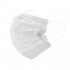 White Color Face Masks Disposable 3 Layers Dustproof Mask Facial Protective Cover Masks Set Anti Dust Salon Earloop Mask white 50PCS