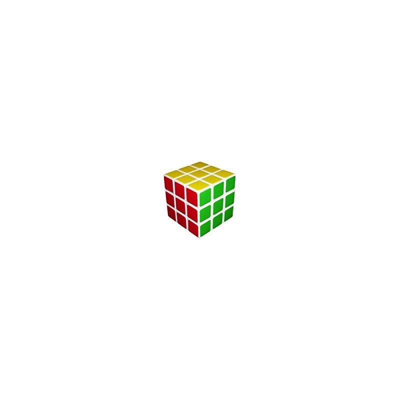 White Fangshi Shuang Ren 3x3x3 Cube Puzzle