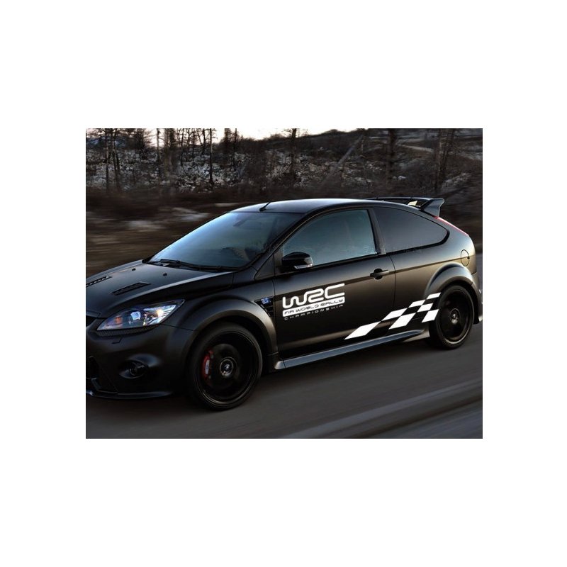 White Grid Totem Decals Car Stickers