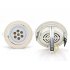 White LED Ceiling Downlight that can have its lighting angle adjusted and also has a power consumption of 7 Watts