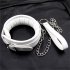 White Leather Bondage Harness Fetish Slave Collar Chain Leash Neck Corset Sex Adult Collars Restraints Bdsm Sex Toys C