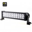 White Light Bar is 13 5 Inches in length  emits 72W 4300 Lumens  has 24x 3W Epistar LEDs and is suitable For Flood Beam Working Driving