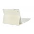 White iPad Leatherette Case with Spill proof Removable Bluetooth Keyboard