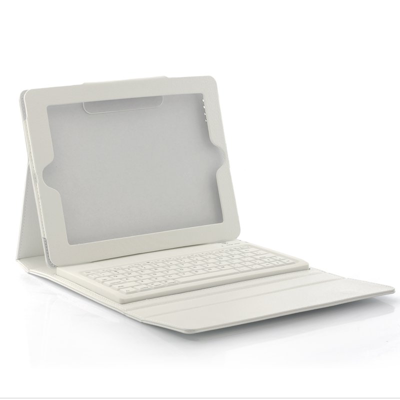 White Keyboard Case for iPad