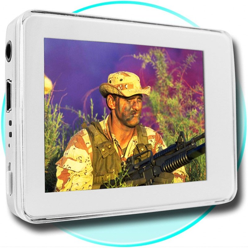 1GB MP4 Player - Smart-Looking 2.4 Inch TFT - Mini SD Slot