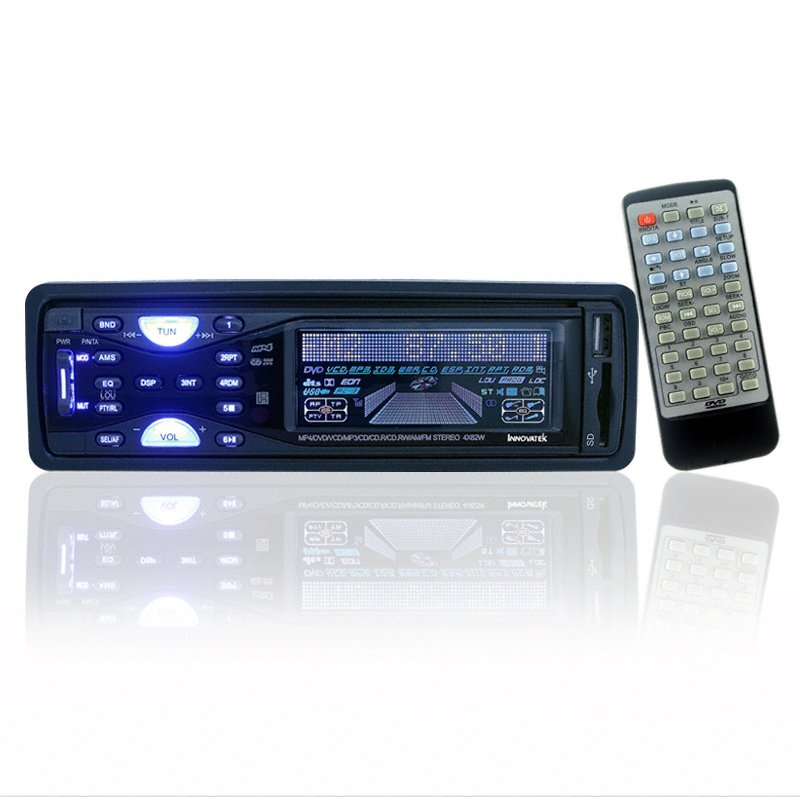 Car DVD Player With Color LCD - USB + SD Reader