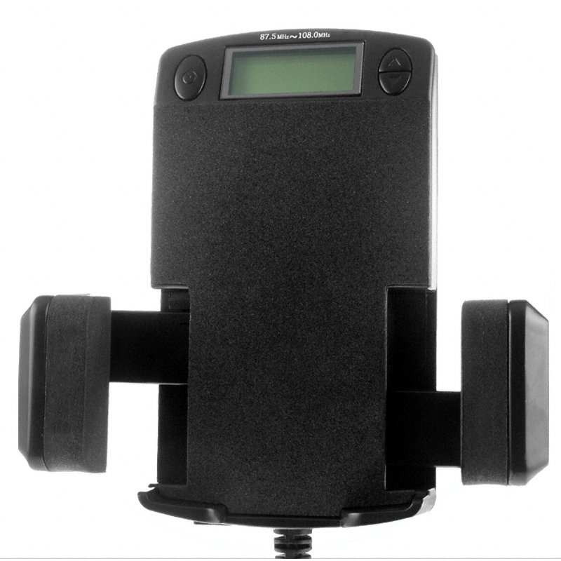 Car FM Transmitter With iPod + MP3/4 Holder And Charger